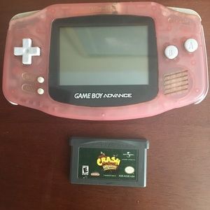Gameboy Advance model AGB-001 including game
